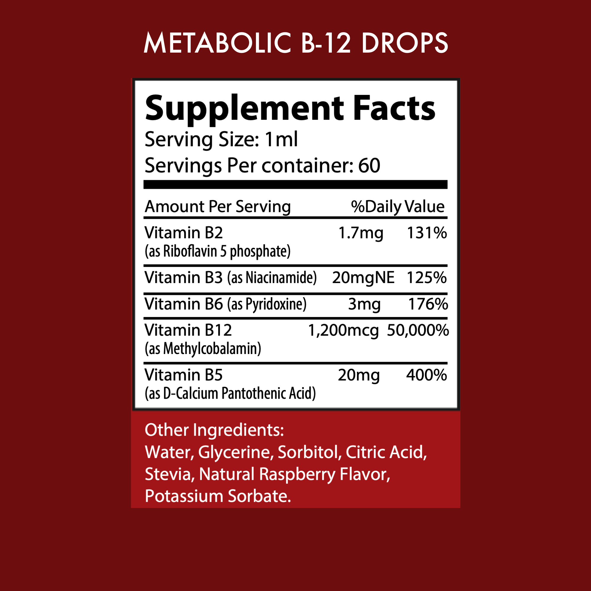 METABOLIC B-12 DROPS