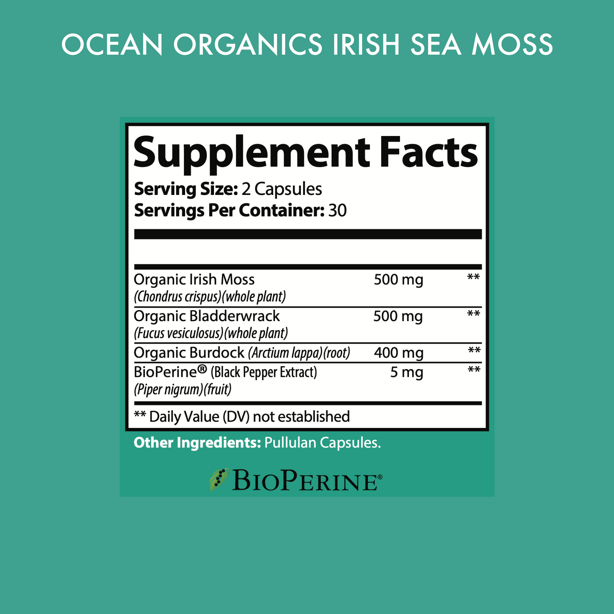 OCEAN ORGANICS IRISH SEA MOSS