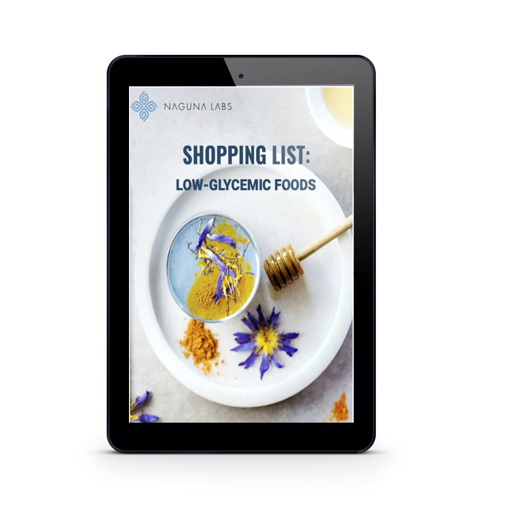 E-Book: SHOPPING LIST: LOW-GLYCEMIC FOODS